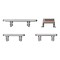 For iPhone 11 Pro/ Pro Max Side Buttons Set - Silver